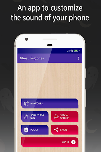 Android application ghost ringtone for phone screenshort