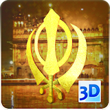 3D Khanda (Sikh Symbol) Live Wallpaper icon