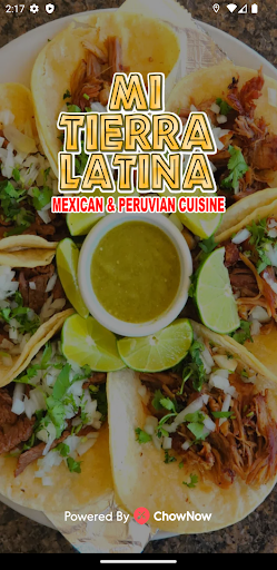 Android application Mi Tierra Latina screenshort
