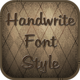 Handwrite Font Style icon