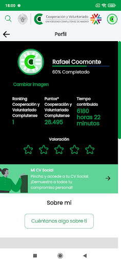Cooperación y Voluntariado UCM Screen 3