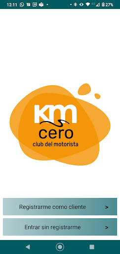 Android application Mi Viaje Km Cero screenshort