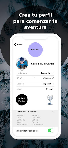 Snow Passport Screen 2