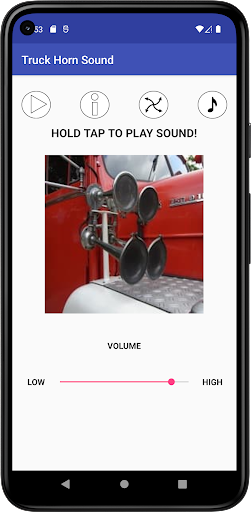 Android application Truck Horn Sound screenshort