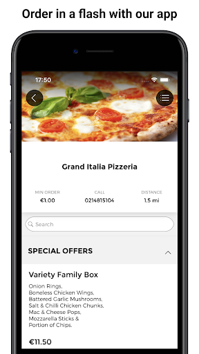 Android application Grand Italia Pizzeria screenshort