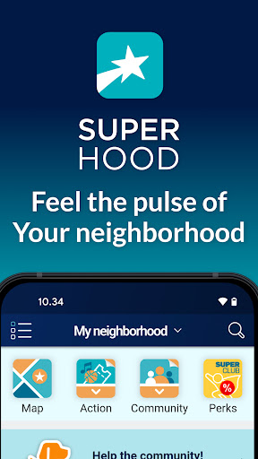 Android application Superhood - stay up to date screenshort