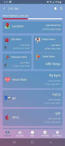 myTrakx Screen 3