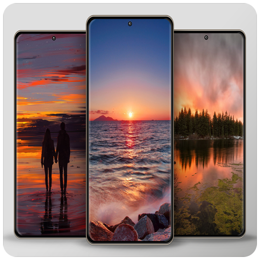 Sunset cute wallpapers logo