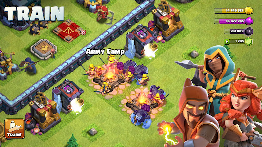 COC/Clash of Clans Mod APK 15.547.8 (Unlimited everything, TH15) Gallery 4