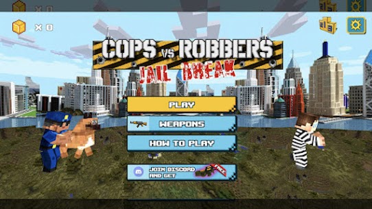 Cops Vs Robbers: Jailbreak MOD APK (Unlimited Money, Weapon Unlocked) 9