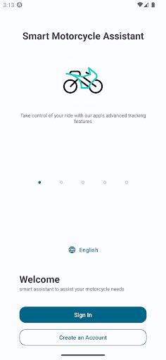Android application Smart Motorcycle Assistant screenshort