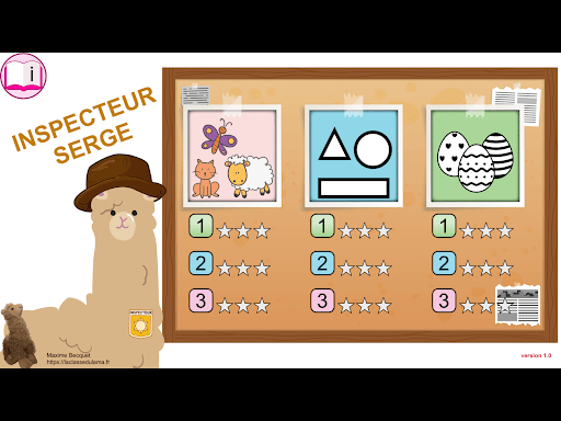Android application Inspecteur Serge screenshort