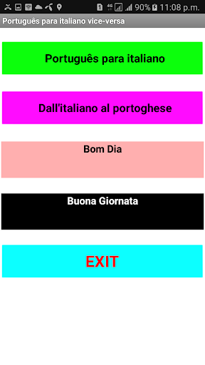 Portuguese to Italian Screen 2