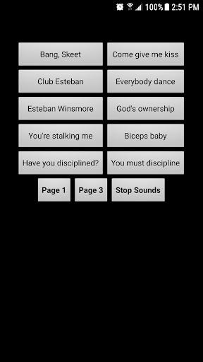 Esteban Winsmore Soundboard Screen 2