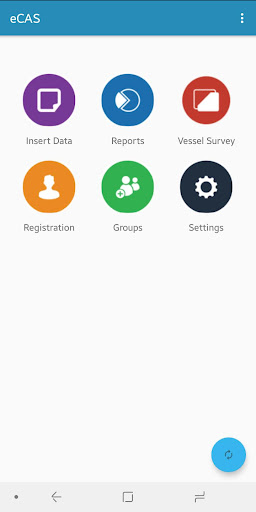 Android application FAIMS (eCAS) screenshort
