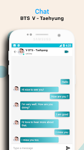 BTS V - Chat falso de Taehyung