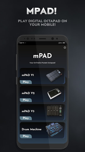 Android application mPAD - Mobile Octapad & Drum screenshort