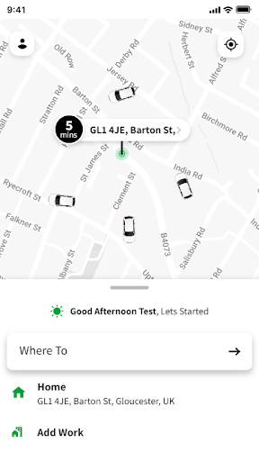 Associated Taxis Screen 2