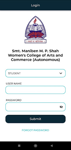 MMP Shah College Sr ACADMIN Screen 2