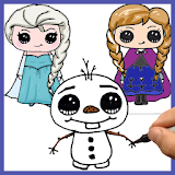 How to draw Frozen icon