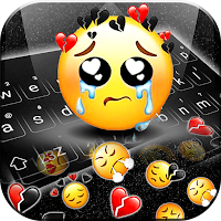 Фон клавиатуры Gravity Sad Emojis