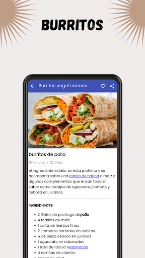 Recetas De Burritos Screen 3