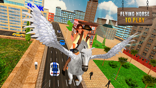 Captura 16 juego de taxi caballo volador android