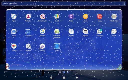 New Years holidays  Live Wall