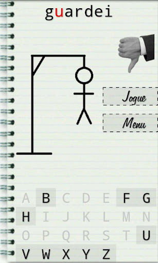 Jogo da forca - Jogo do Brasil Screen 3