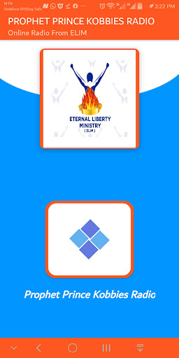 Android application Prophet Prince Kobbies Radio screenshort