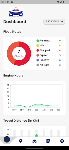 Android application Laiba Track Pro screenshort