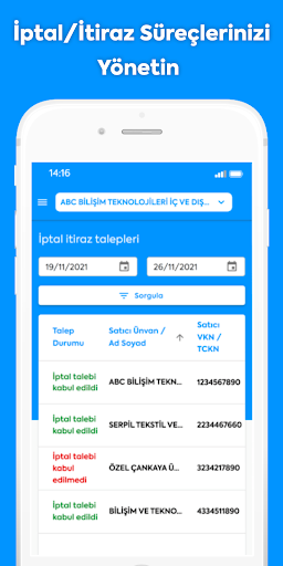 Belge App - E-Arşiv Portal screenshot 7