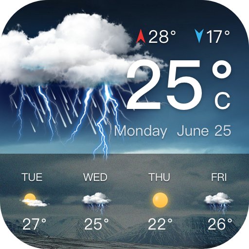 Weather app - Radar & Widget  Icon