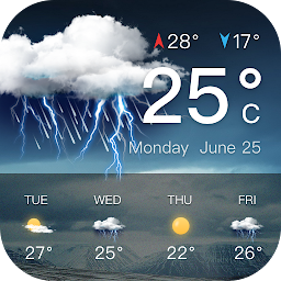 Weather app - Radar & Widget ikonjának képe