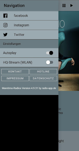 Maretimo Radios Screen 2