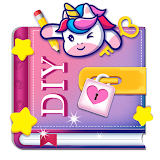 DIY Unicorn Girls Secret Diary icon