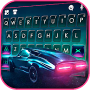 Retro Cyberpunk Car Keyboard Theme