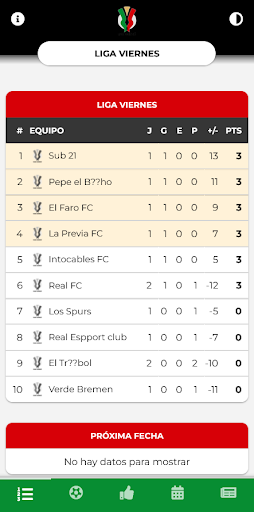 Android application Liga Chakú screenshort