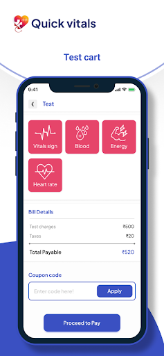 QuickVitals Screen 2