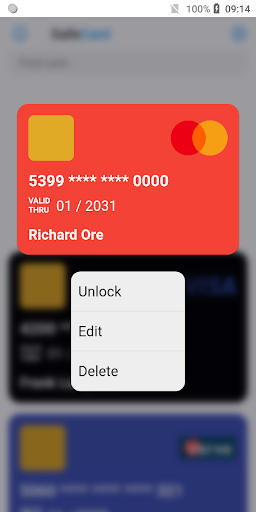 SafeCard - Your cards anywhere