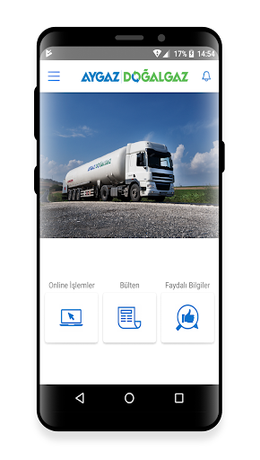 Android application Aygaz Doğal Gaz screenshort