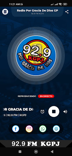 Radio Por Gracia De Dios GP Screen 2