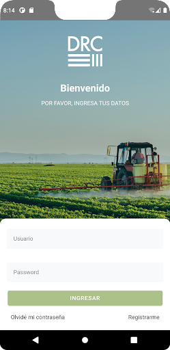 Android application DRC-Ex.Clientes screenshort