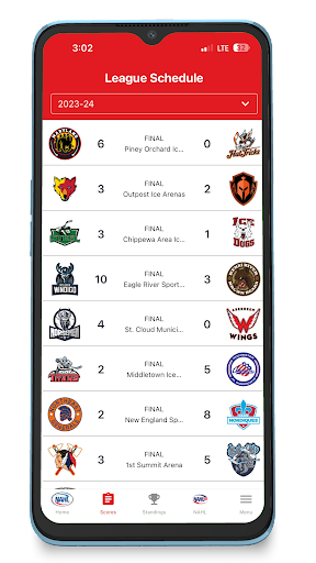 North American Hockey League Screen 3