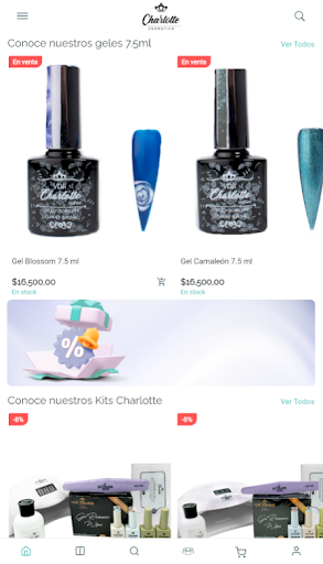 Charlotte Cosmetics Screen 2