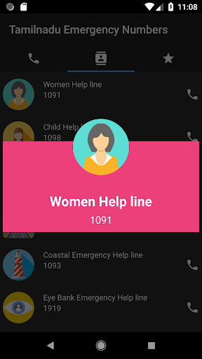 Tamilnadu Emergency Number - H