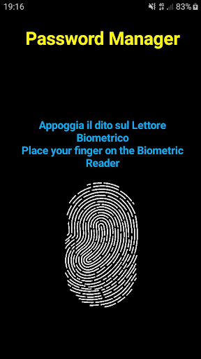 Android application My Password Manager screenshort
