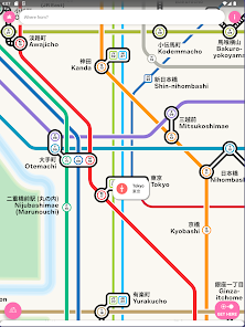 Captura de Pantalla 18 Tokyo Metro Subway Map & Route android