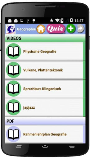 Geographie-Kurs Screen 3