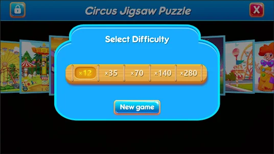 Circus Jigsaw Digital Puzzle
